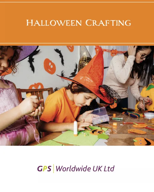 halloween crafting brochure