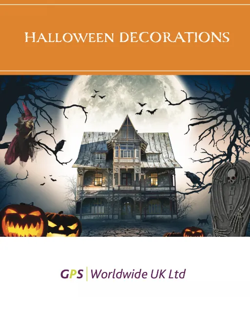 halloween decorations brochure